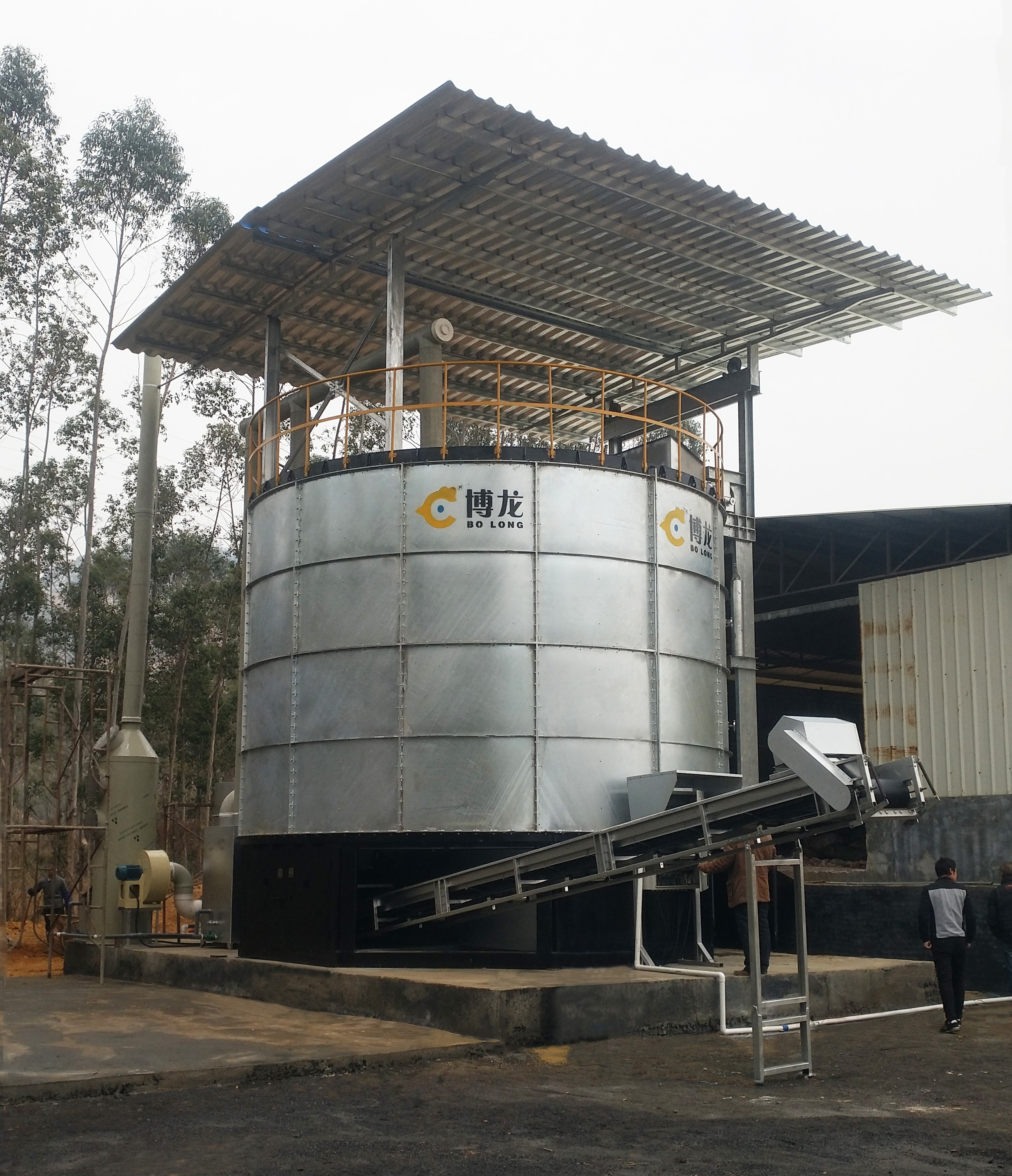 customised Urban sludge compost tank